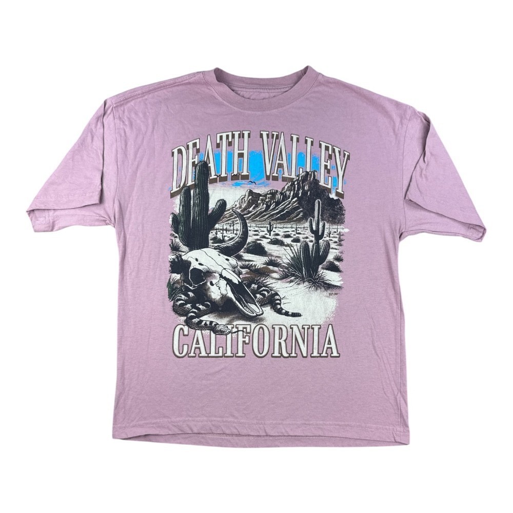 ME87 Clothing Co. Death Valley California Graphic T-Shirt Dusty Purple Small
